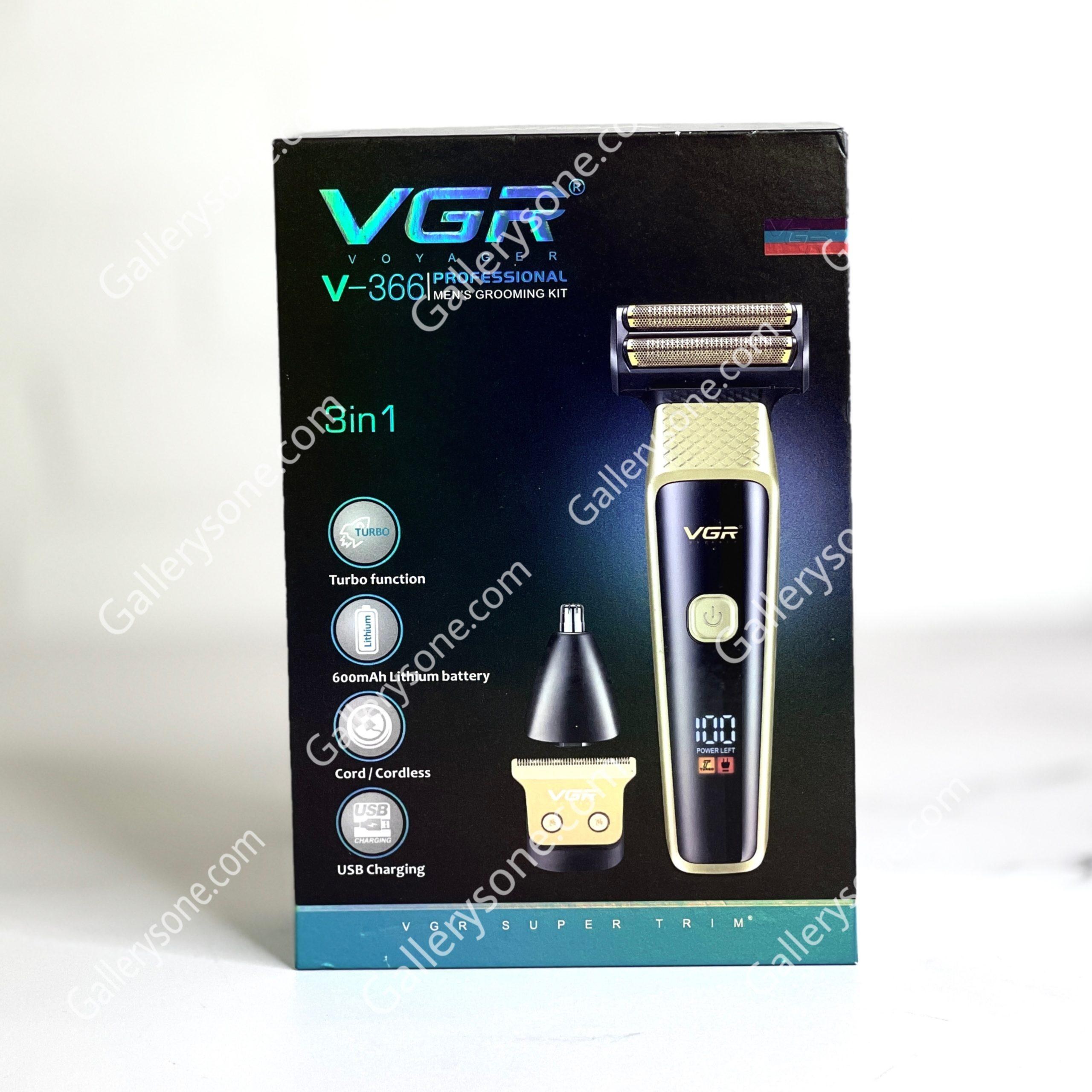 ماشین اصلاح وی جی آر مدل VGR V-366 با تکنولوژی برش مستقیم و ضد آب