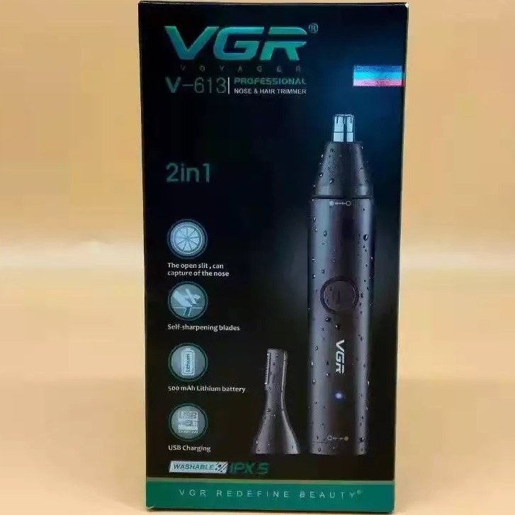 موزن گوش و بینی وی جی آر مدل VGR V-613 ضد آب دوکاره