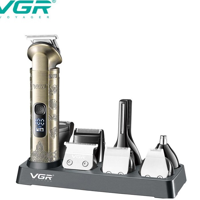 ماشین اصلاح وی جی آر مدل V-110 ۸ کاره ضد آب با برش مستقیم